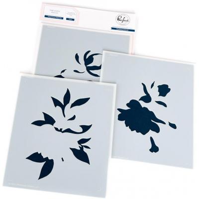 Pinkfresh Studio Stencil - Magnificent Magnolia